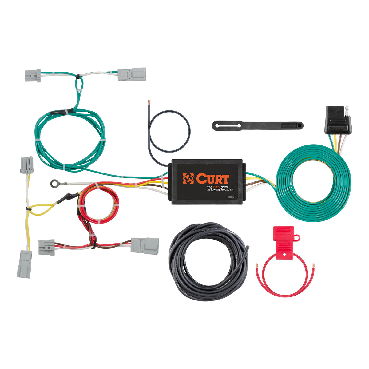 CURT 56310 Vehicle-Side Custom 4-Pin Trailer Wiring Harness, Fits Select Mazda CX-5