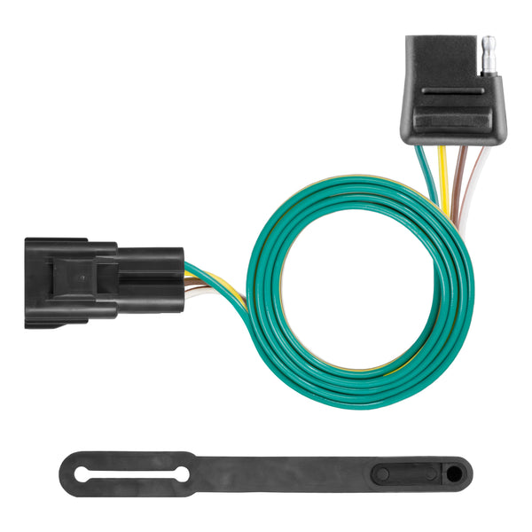 CURT 56325 Vehicle-Side Custom 4-Pin Trailer Wiring Harness, Fits Select Buick Envision, Chevrolet Blazer, GMC Acadia, Cadillac XT5, XT6