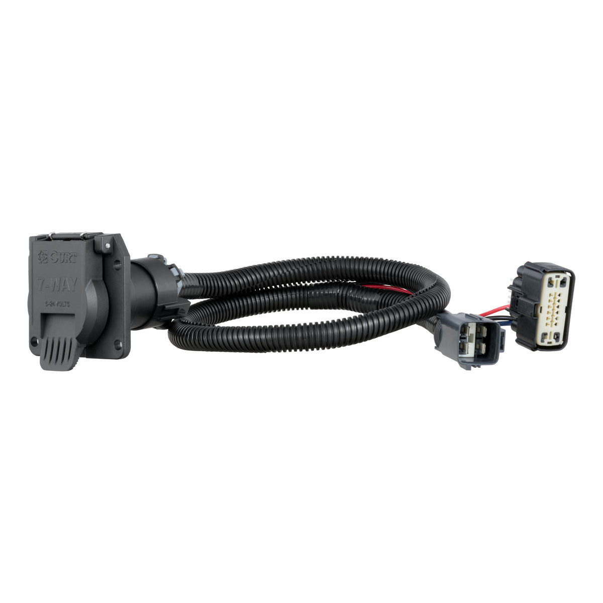 CURT 56326 Vehicle-Side Custom RV Blade 7-Pin Trailer Wiring Harness, Fits Select Chevrolet Blazer, Cadillac XT5, XT6, GMC Acadia