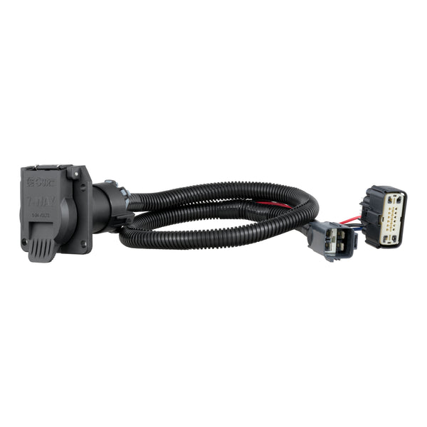 CURT 56326 Vehicle-Side Custom RV Blade 7-Pin Trailer Wiring Harness, Fits Select Chevrolet Blazer, Cadillac XT5, XT6, GMC Acadia