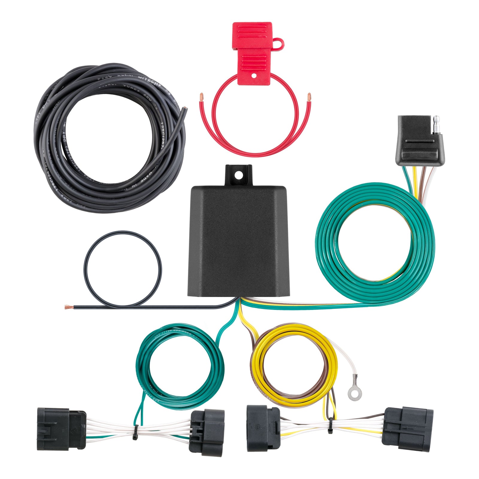 CURT 56336 Vehicle-Side Custom 4-Pin Trailer Wiring Harness, Fits Select Dodge Durango
