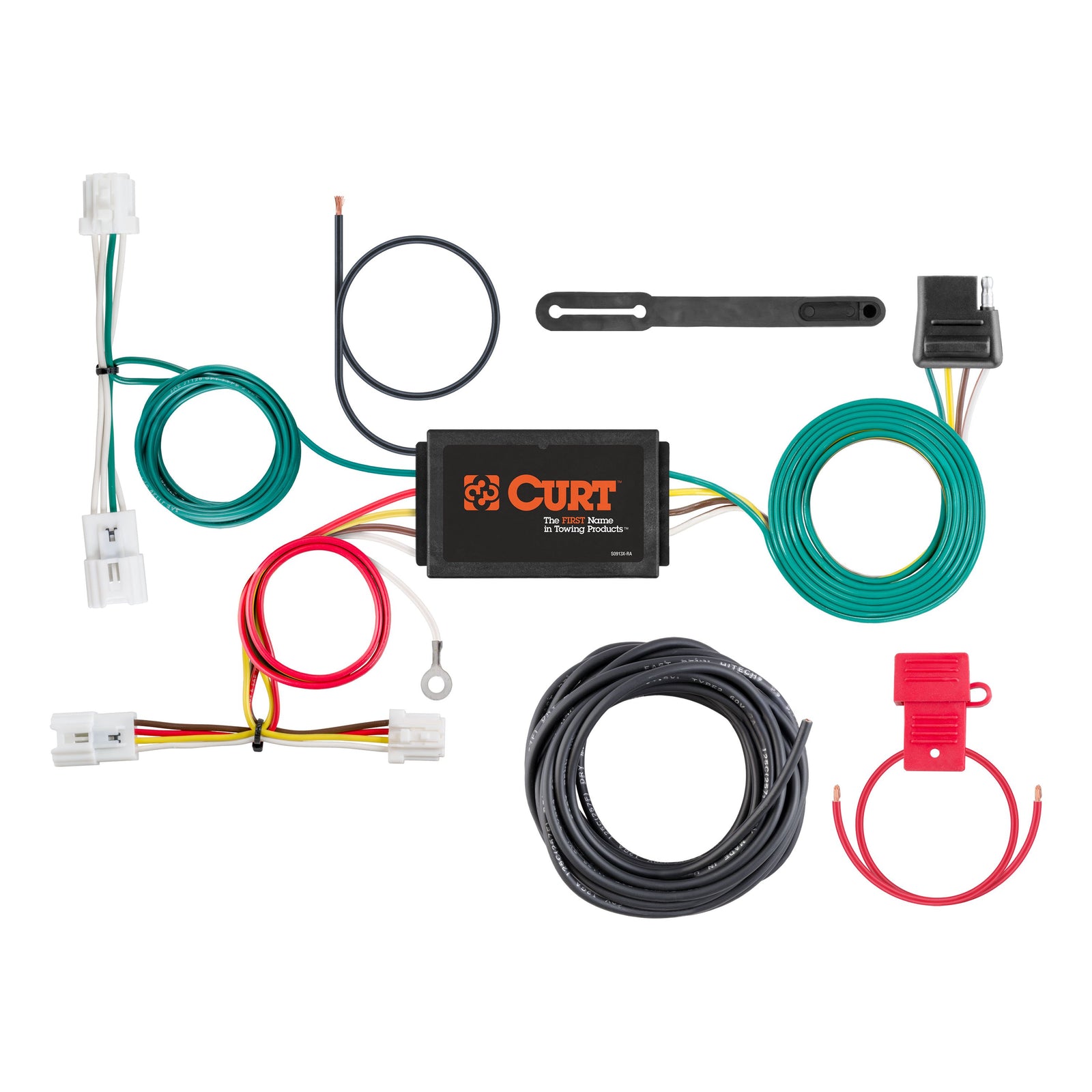 CURT 56339 Vehicle-Side Custom 4-Pin Trailer Wiring Harness, Fits Select Nissan Altima