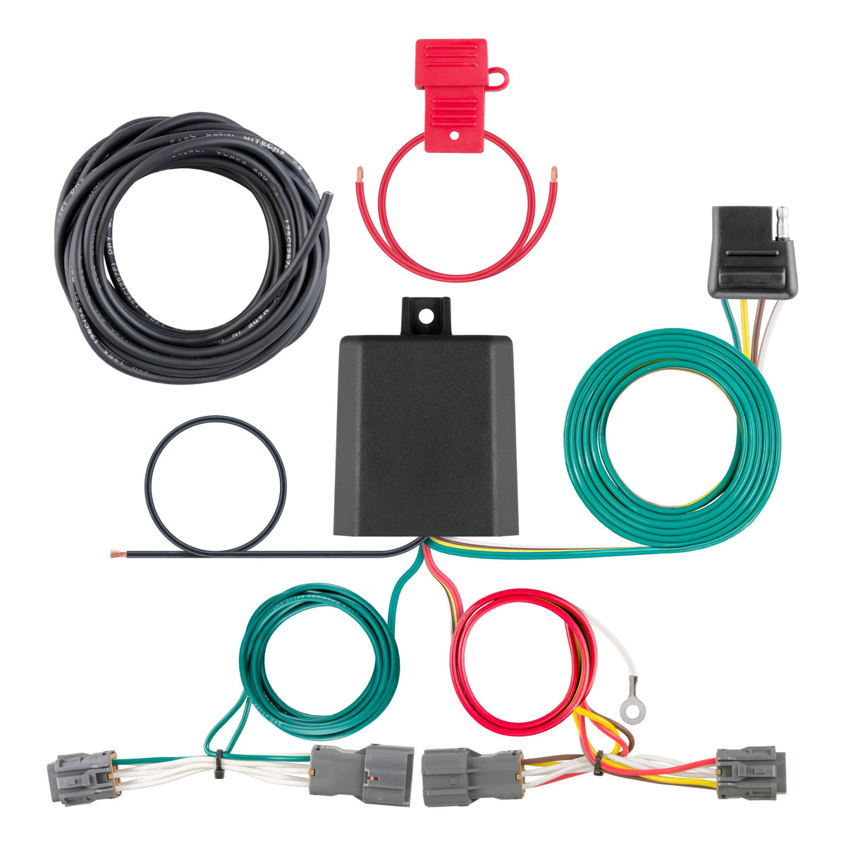 CURT 56348 Vehicle-Side Custom 4-Pin Trailer Wiring Harness, Fits Select Hyundai Tucson