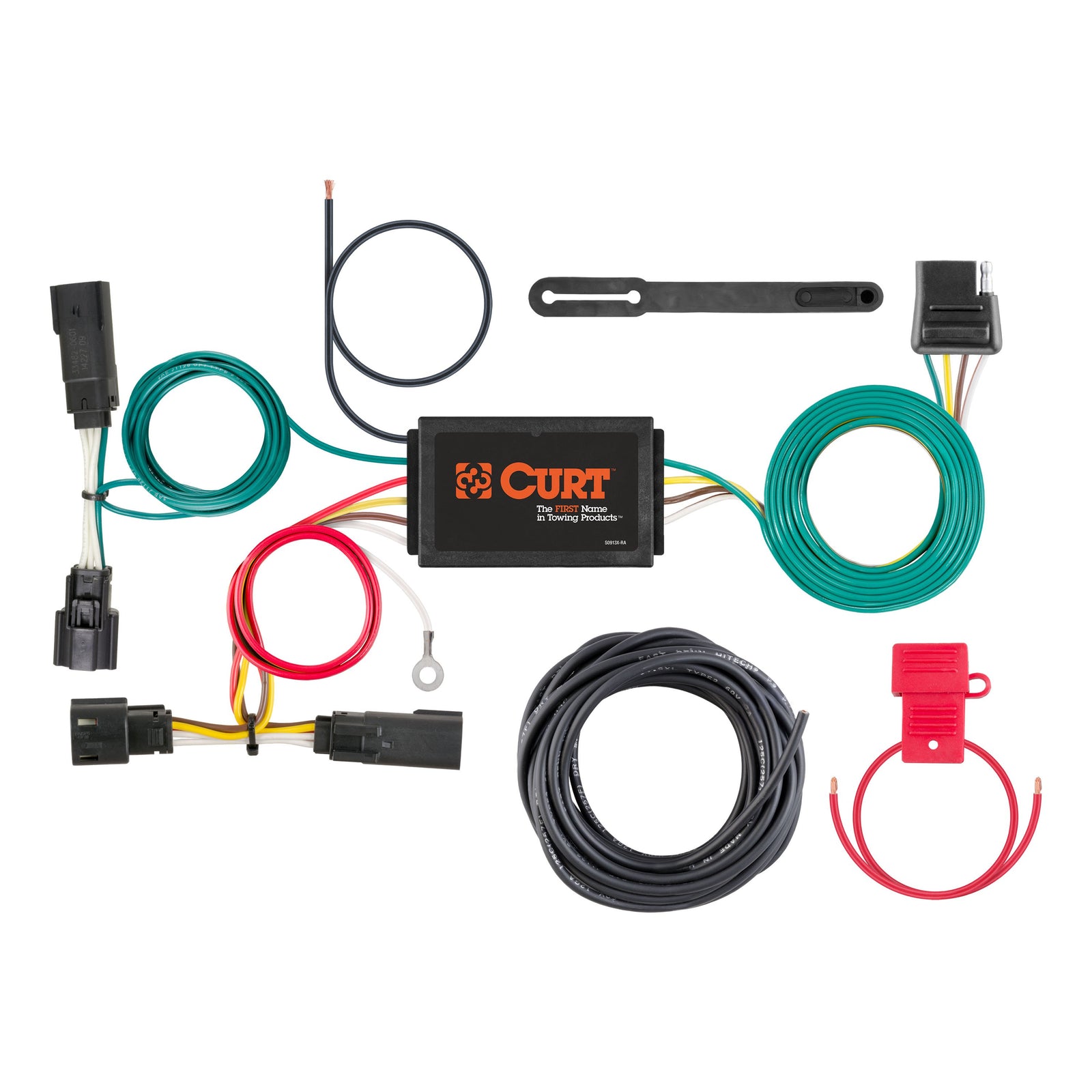 CURT 56363 Vehicle-Side Custom 4-Pin Trailer Wiring Harness, Fits Select Buick Encore