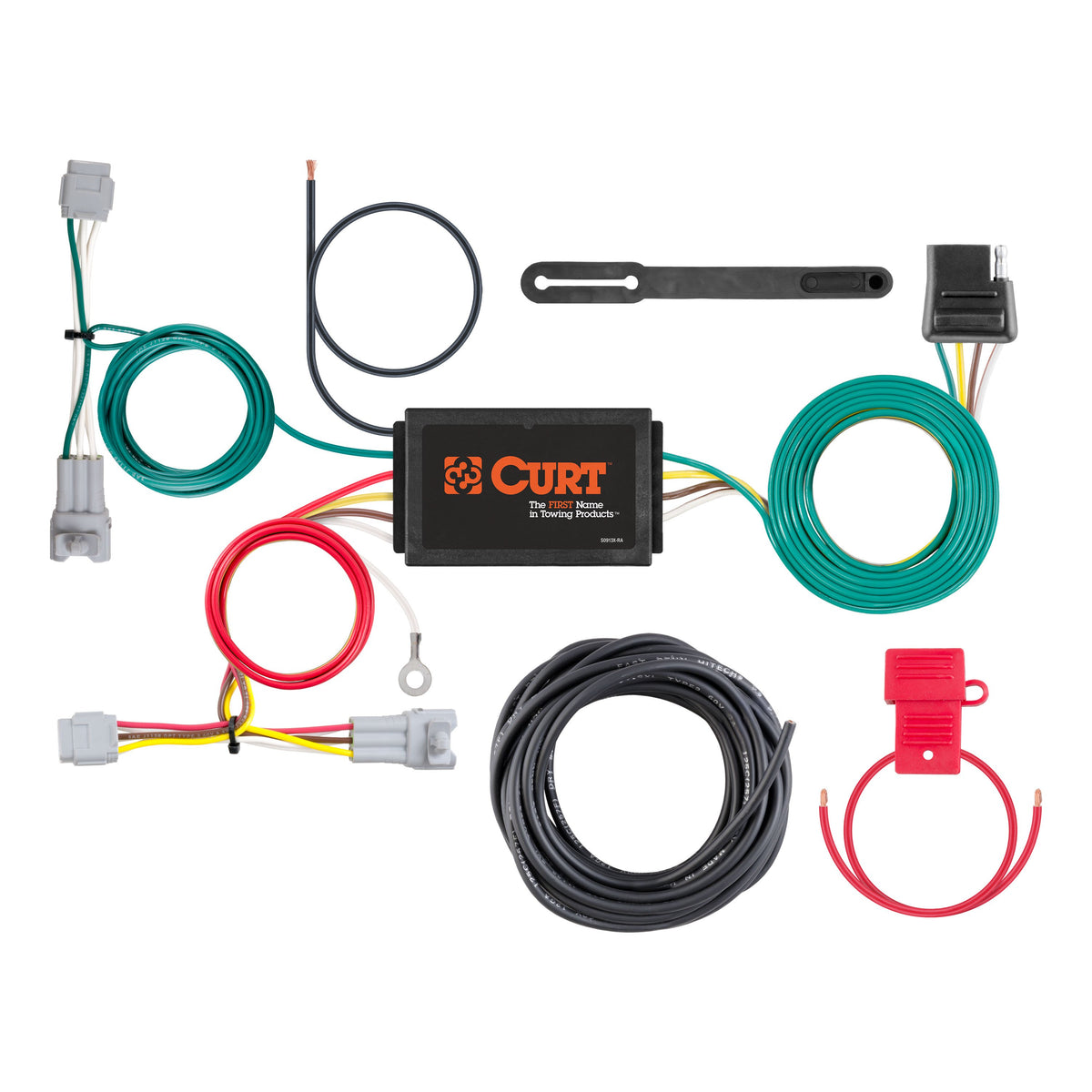 CURT 56368 Vehicle-Side Custom 4-Pin Trailer Wiring Harness, Fits Select Subaru Impreza
