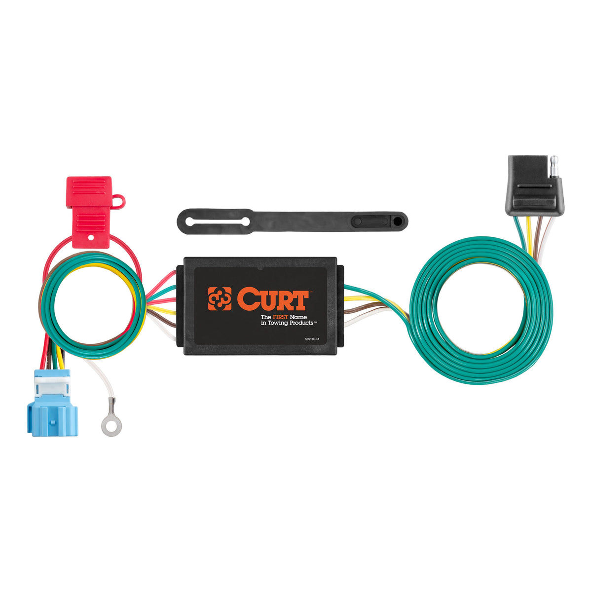 CURT 56382 Vehicle-Side Custom 4-Pin Trailer Wiring Harness, Fits Select Honda Odyssey