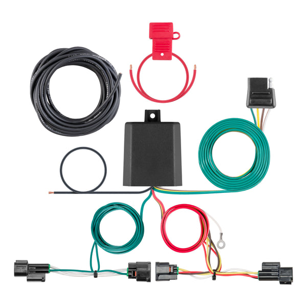 CURT 56402 Vehicle-Side Custom 4-Pin Trailer Wiring Harness, Fits Select Honda Accord