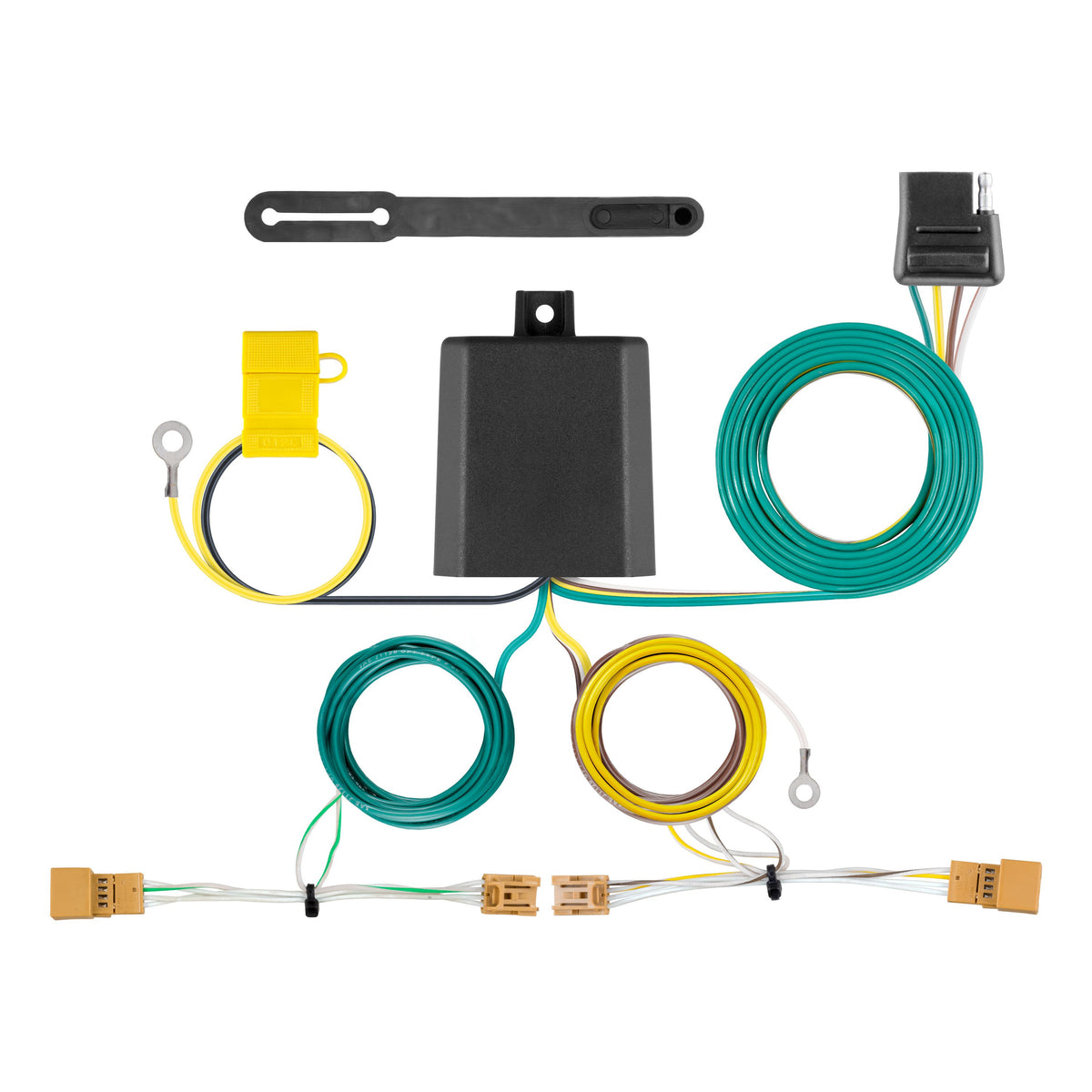 CURT 56404 Vehicle-Side Custom 4-Pin Trailer Wiring Harness, Fits Select Audi Q5