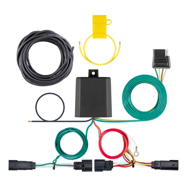 CURT 56406 Vehicle-Side Custom 4-Pin Trailer Wiring Harness, Fits Select Jeep Cherokee