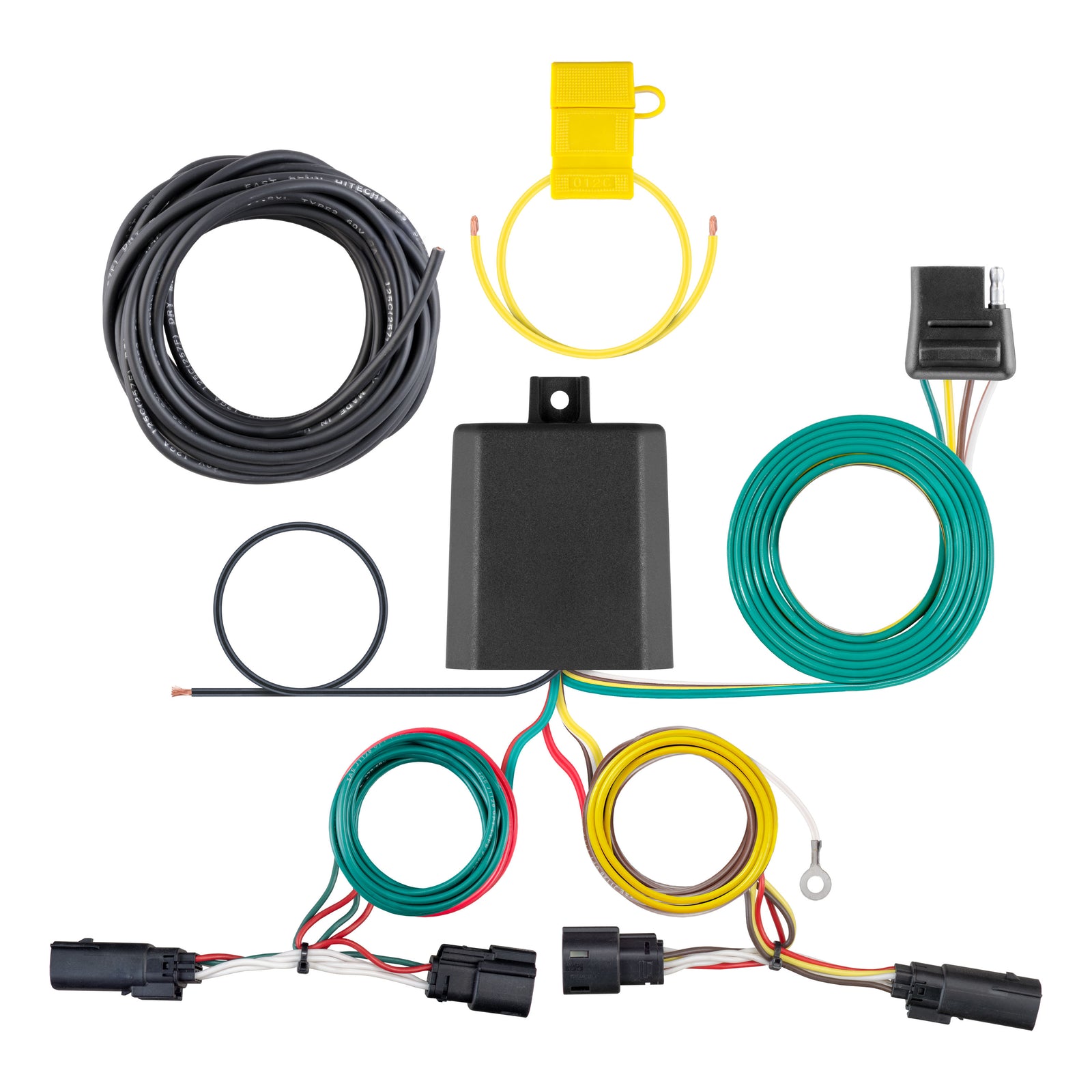CURT 56419 Vehicle-Side Custom 4-Pin Trailer Wiring Harness, Fits Select Chevrolet Trax