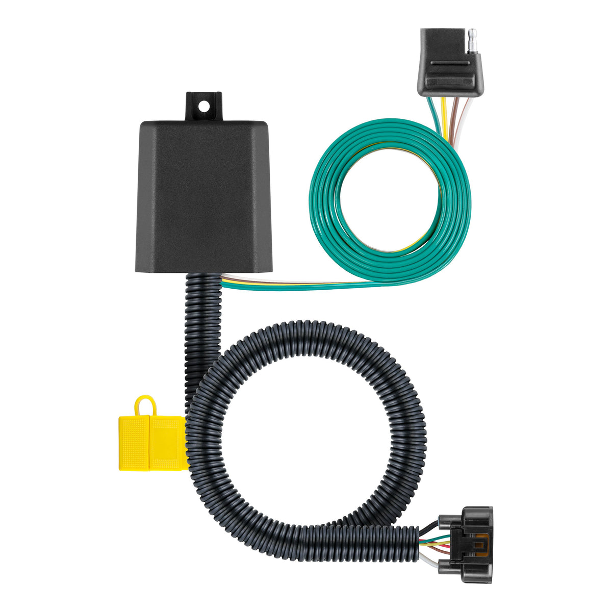 CURT 56420 Vehicle-Side Custom 4-Pin Trailer Wiring Harness, Fits Select Hyundai Palisade, Santa Fe, Tucson, Kia Telluride, Carnival