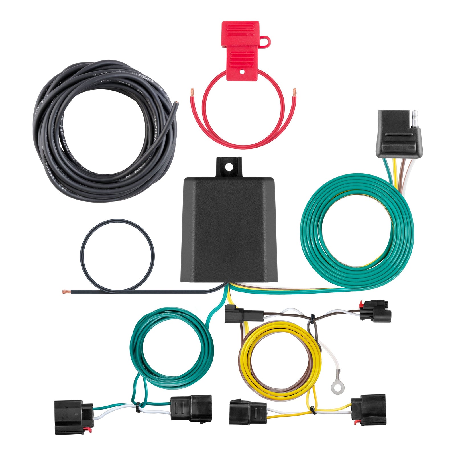CURT 56426 Vehicle-Side Custom 4-Pin Trailer Wiring Harness, Fits Select Jeep Grand Cherokee
