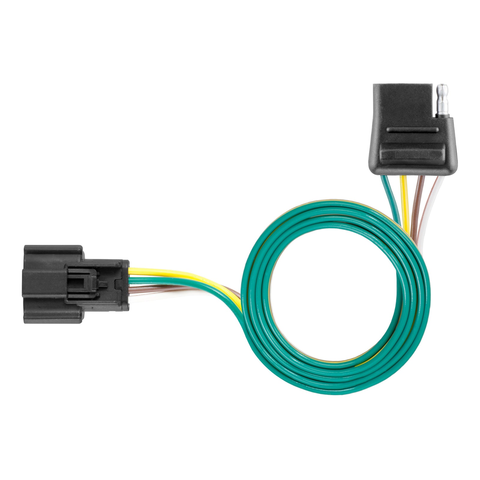 CURT 56427 Vehicle-Side Custom 4-Pin Trailer Wiring Harness, Fits Select Cadillac XT4, Lyriq, Chevrolet Blazer EV, Equinox EV, Honda Prologue