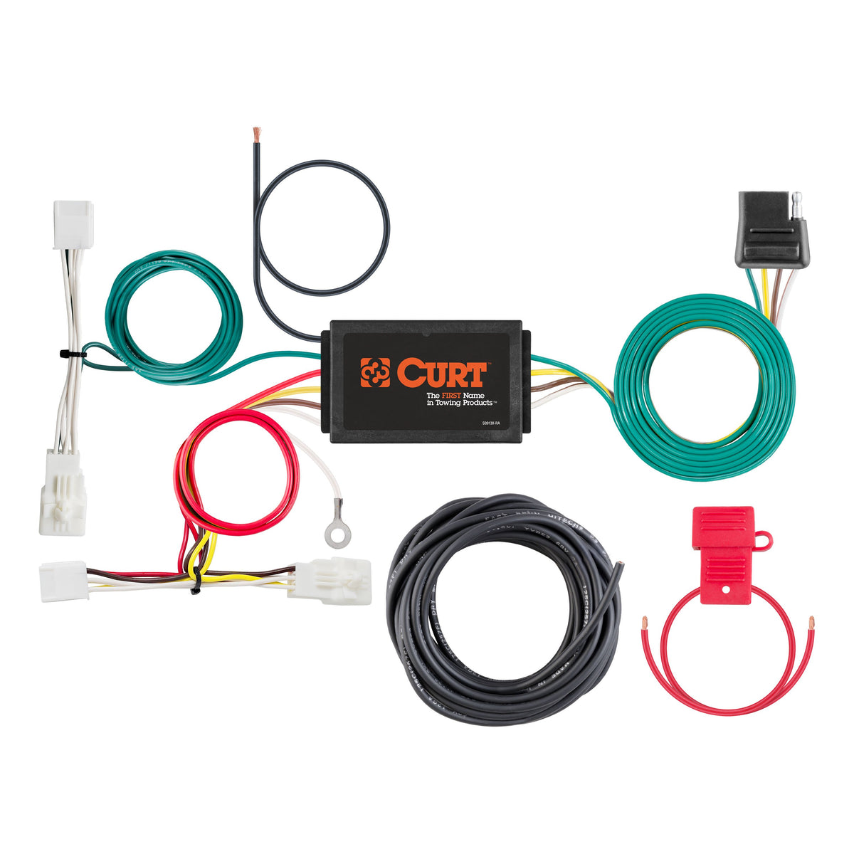 CURT 56430 Vehicle-Side Custom 4-Pin Trailer Wiring Harness, Fits Select Lexus ES300h, ES350