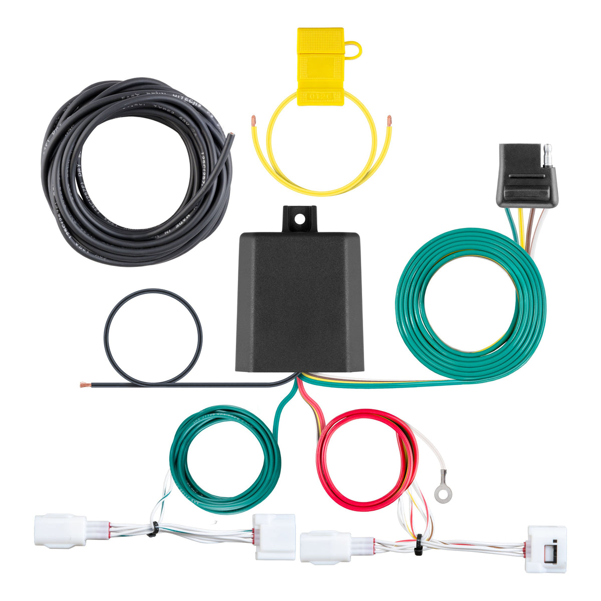 CURT 56435 Vehicle-Side Custom 4-Pin Trailer Wiring Harness, Fits Select Mazda 3