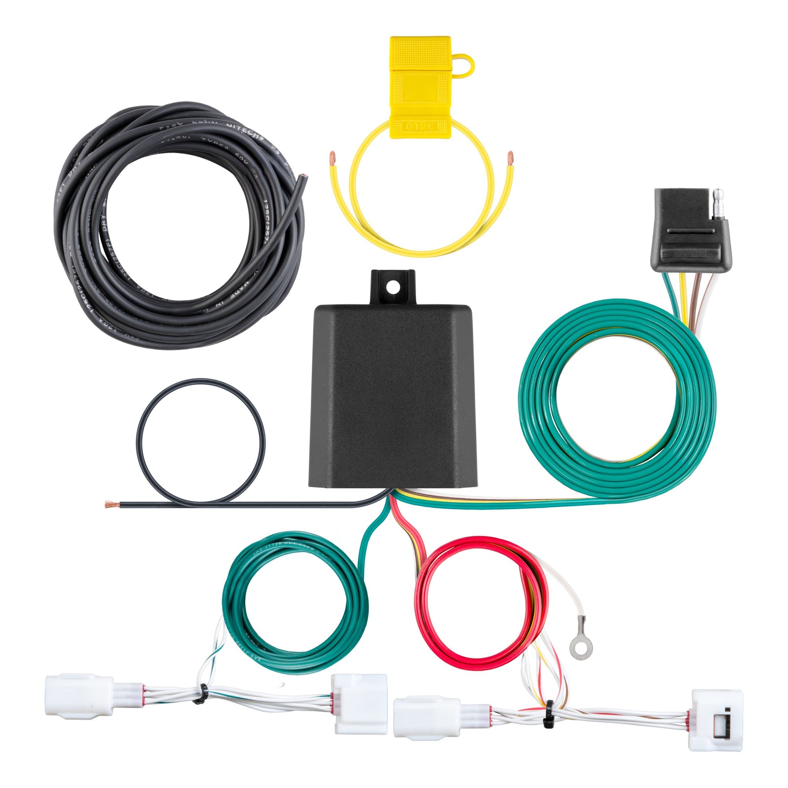 CURT 56435 Vehicle-Side Custom 4-Pin Trailer Wiring Harness, Fits Select Mazda 3