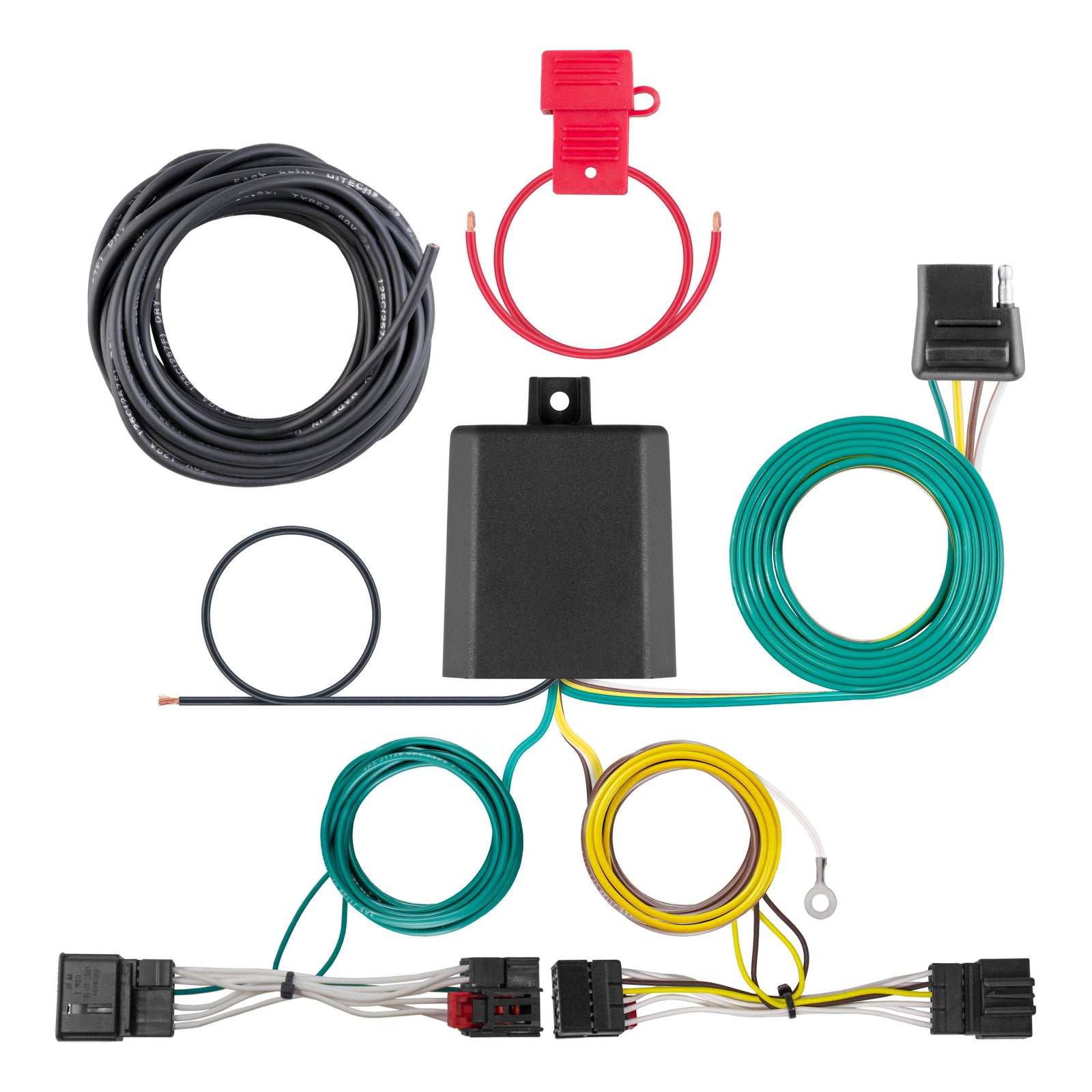 CURT 56440 Vehicle-Side Custom 4-Pin Trailer Wiring Harness, Fits Select Volkswagen Passat