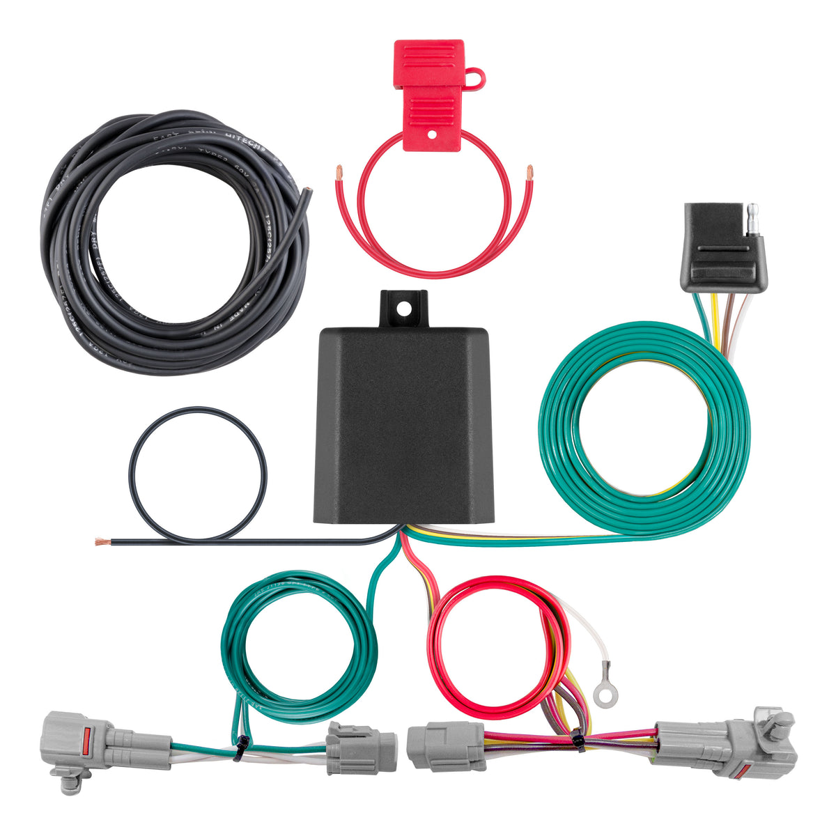 CURT 56444 Vehicle-Side Custom 4-Pin Trailer Wiring Harness, Fits Select Subaru Legacy