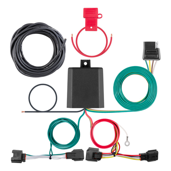 CURT 56445 Vehicle-Side Custom 4-Pin Trailer Wiring Harness, Fits Select Nissan Rogue Sport