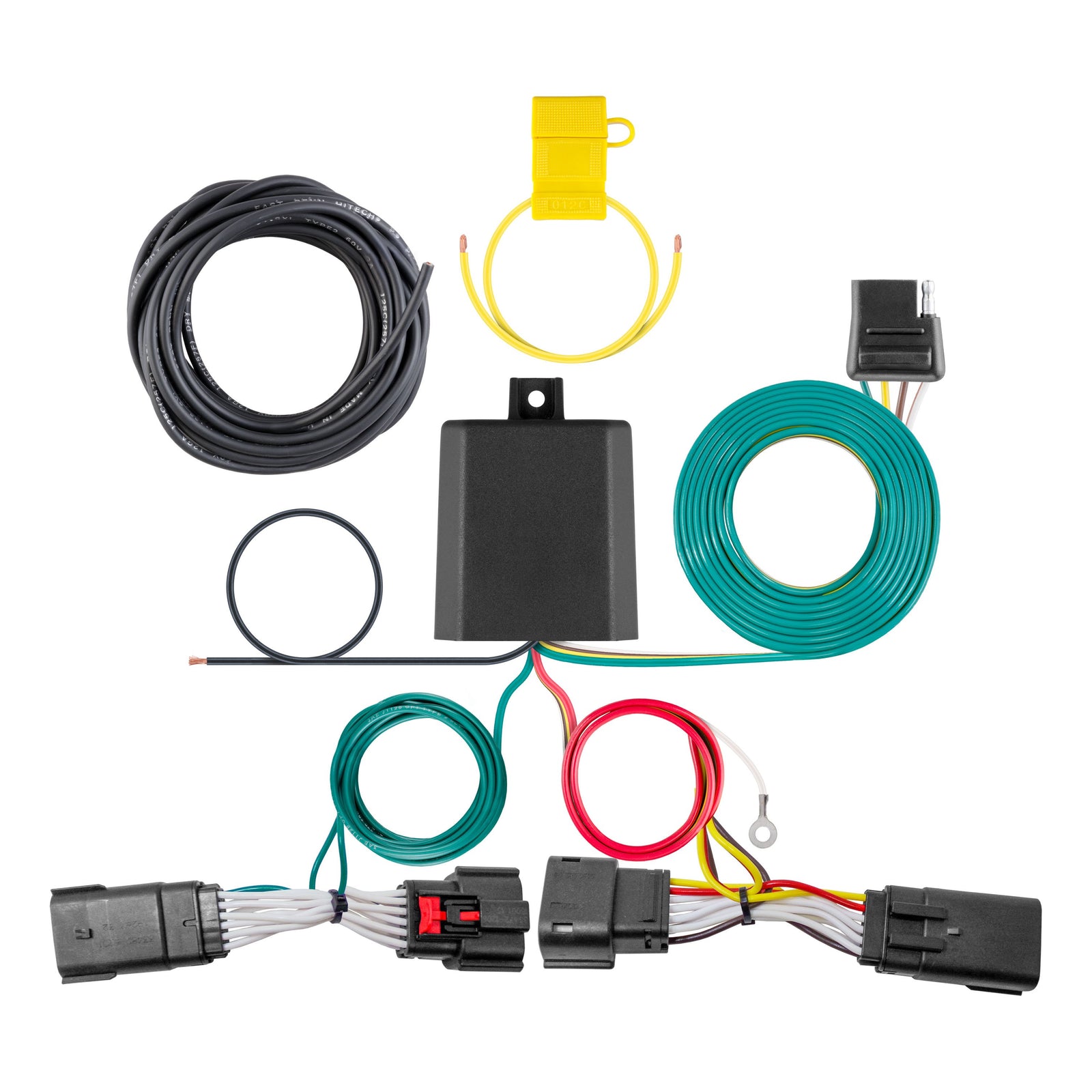 CURT 56446 Vehicle-Side Custom 4-Pin Trailer Wiring Harness, Fits Select Lincoln Nautilus