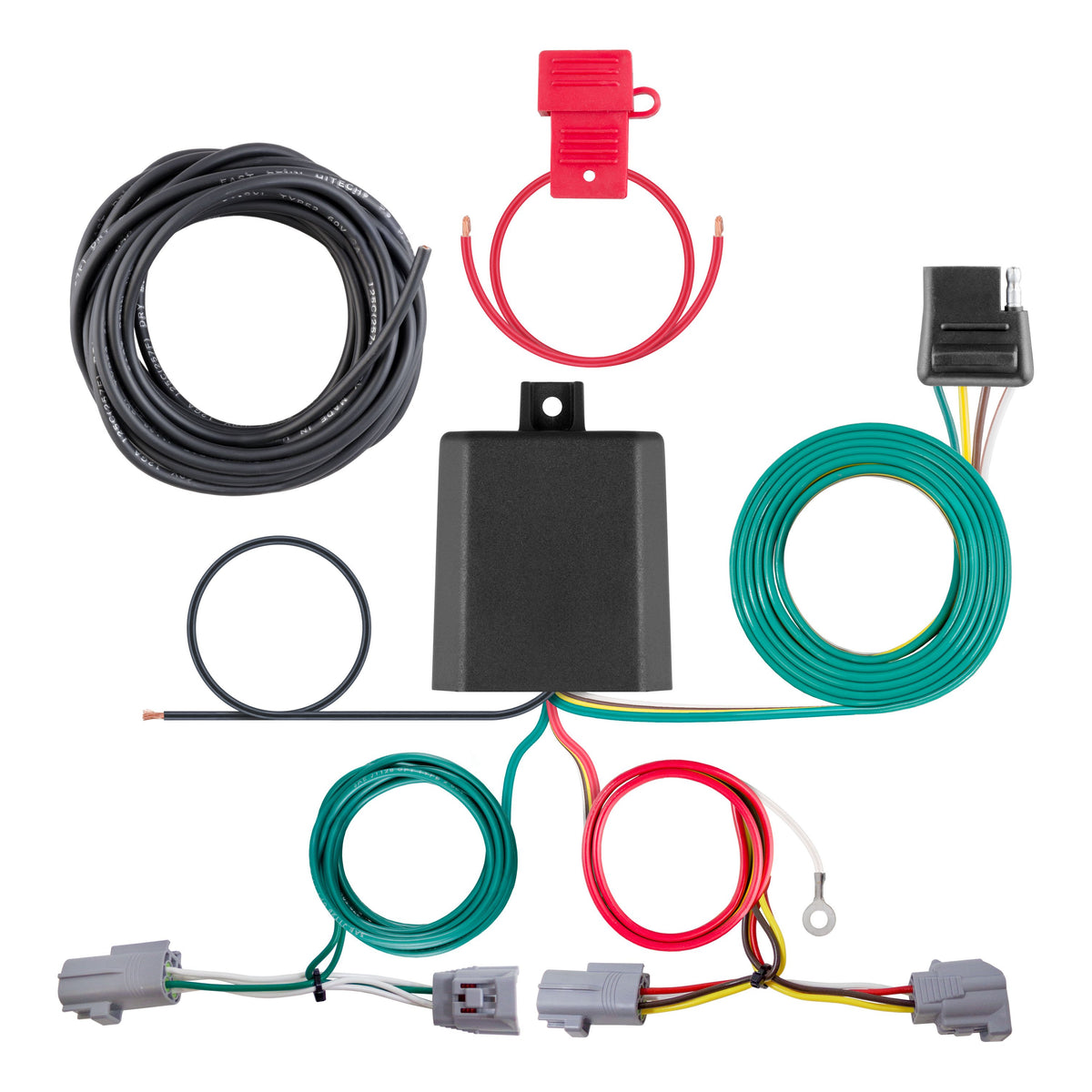 CURT 56452 Vehicle-Side Custom 4-Pin Trailer Wiring Harness, Fits Select Toyota Highlander