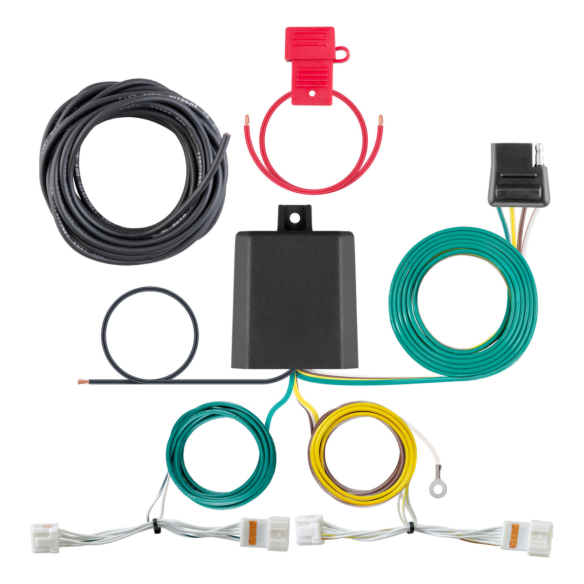 CURT 56461 Vehicle-Side Custom 4-Pin Trailer Wiring Harness, Fits Select Hyundai Sonata