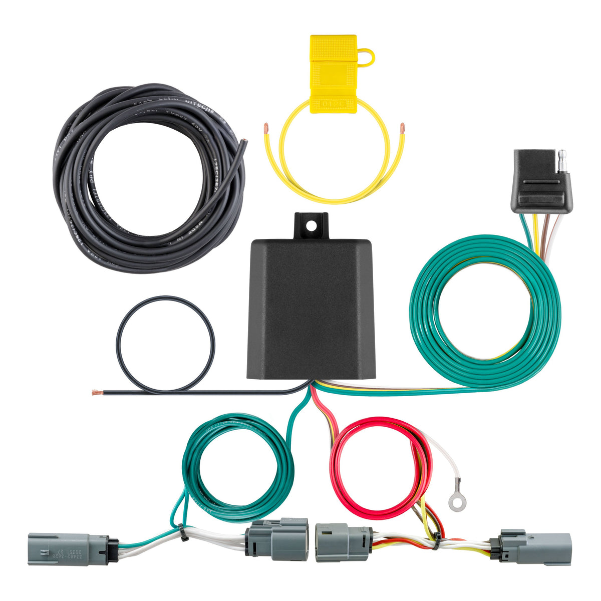 CURT 56462 Vehicle-Side Custom 4-Pin Trailer Wiring Harness, Compatible with Select Ford Bronco