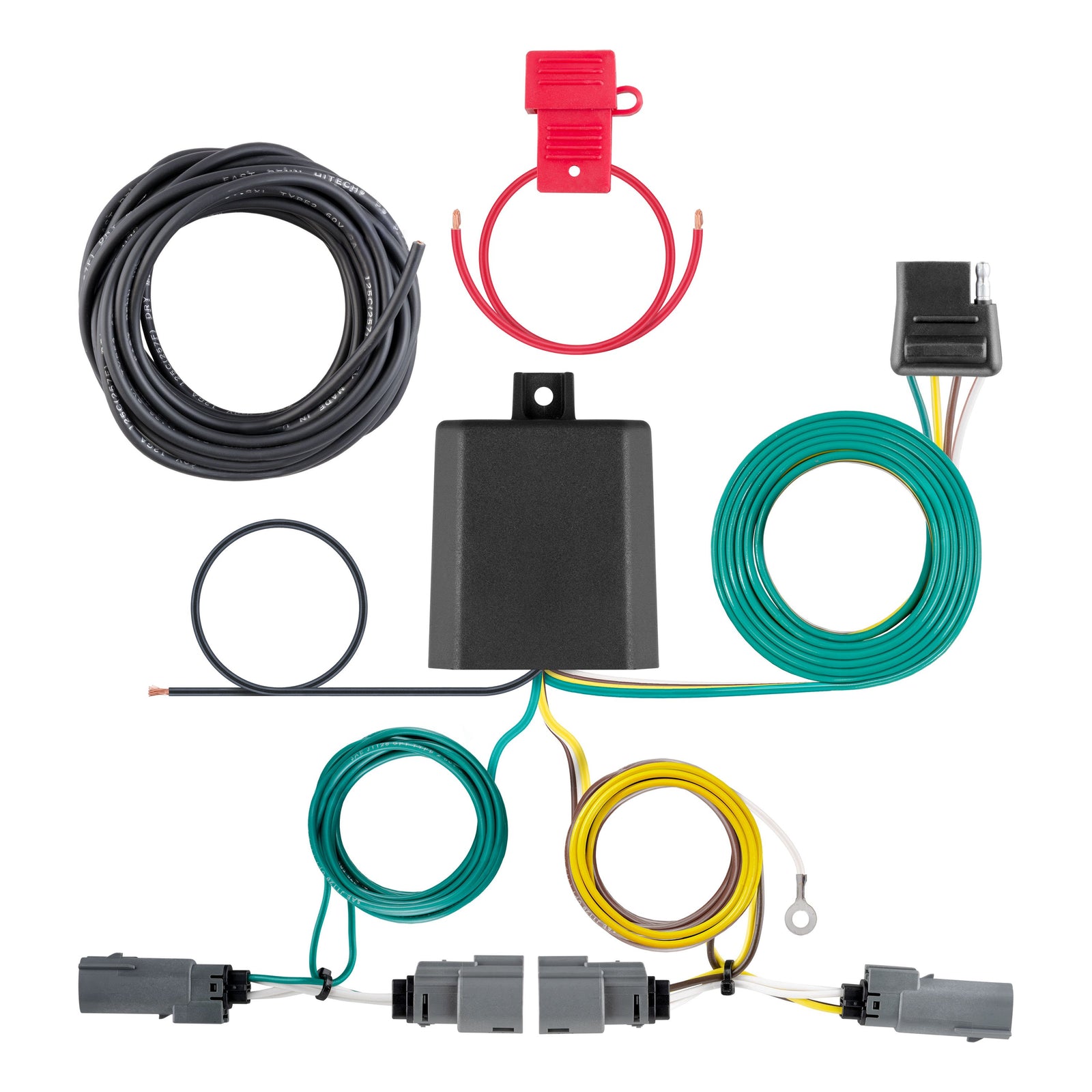 CURT 56465 Vehicle-Side Custom 4-Pin Trailer Wiring Harness, Fits Select Ford F-150