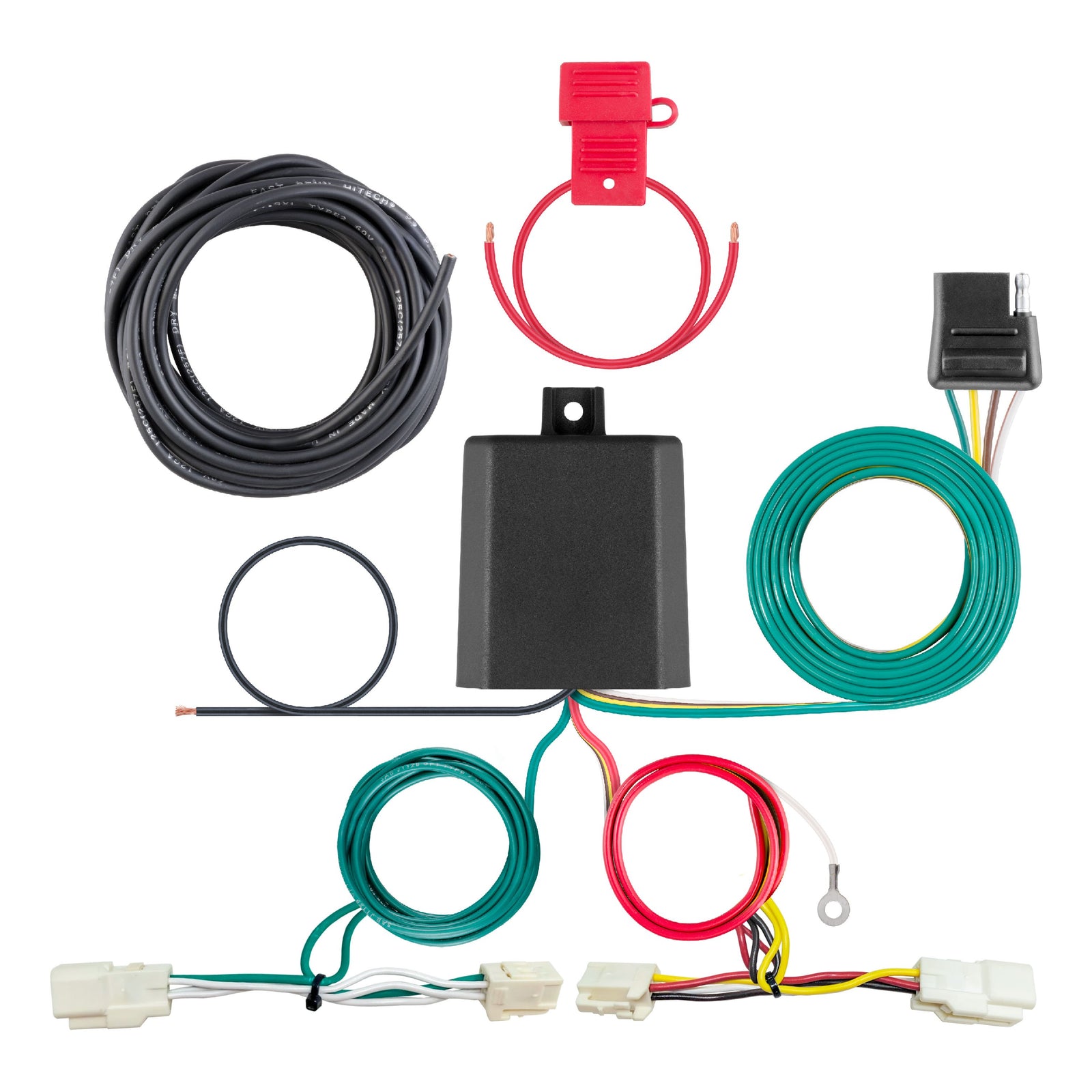 CURT 56467 Vehicle-Side Custom 4-Pin Trailer Wiring Harness, Fits Select Mitsubishi Outlander