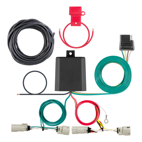 CURT 56468 Vehicle-Side Custom 4-Pin Trailer Wiring Harness, Fits Select Ford Bronco with LED Lights