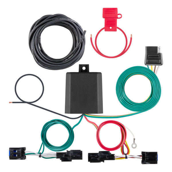CURT 56474 Vehicle-Side Custom 4-Pin Trailer Wiring Harness, Fits Select Kia Sorento, Sportage