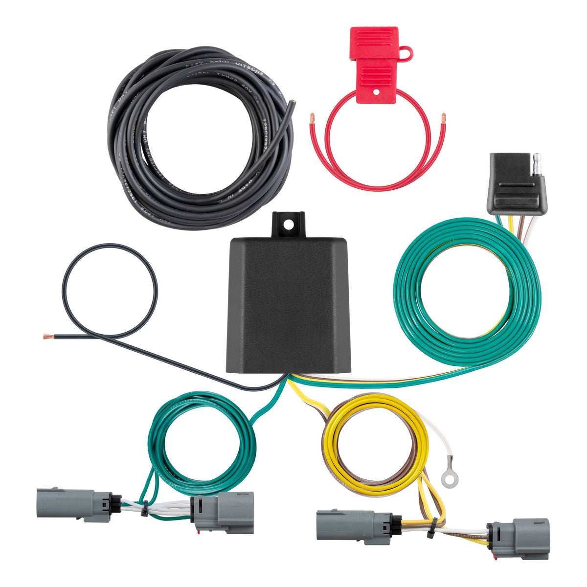 CURT 56477 Vehicle-Side Custom 4-Pin Trailer Wiring Harness, Fits Select Ford Maverick