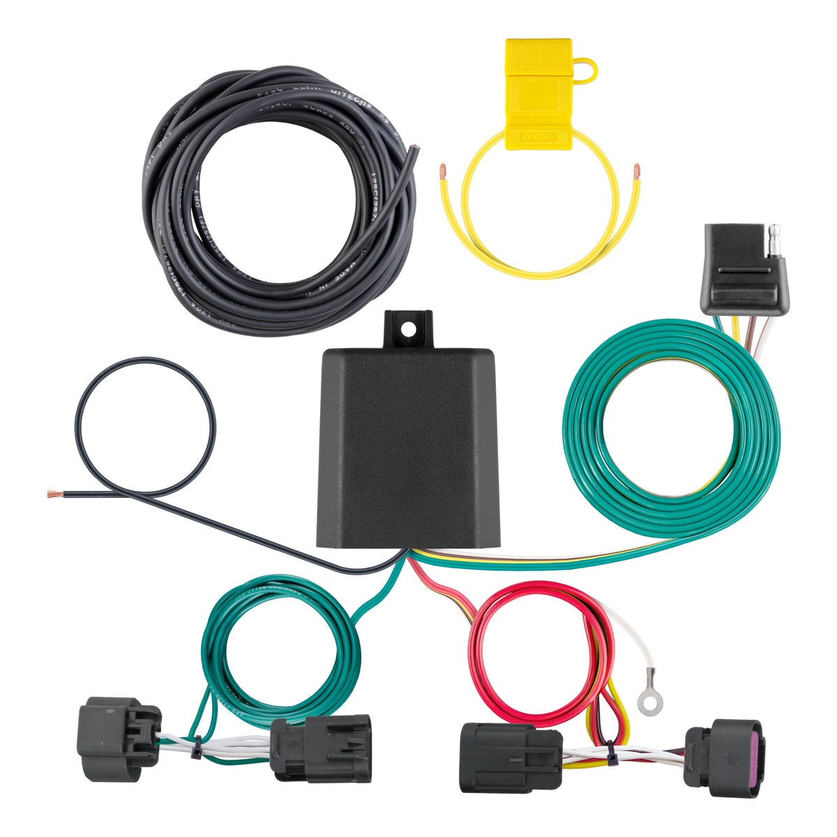 CURT 56478 Vehicle-Side Custom 4-Pin Trailer Wiring Harness, Fits Select Ram ProMaster 1500, 2500, 3500
