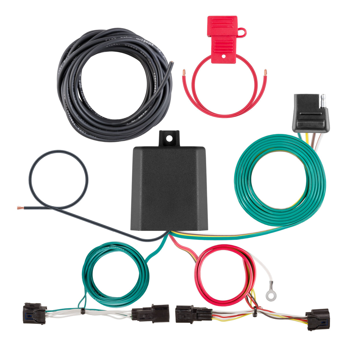 CURT 56491 Vehicle-Side Custom 4-Pin Trailer Wiring Harness, Fits Select Hyundai Palisade