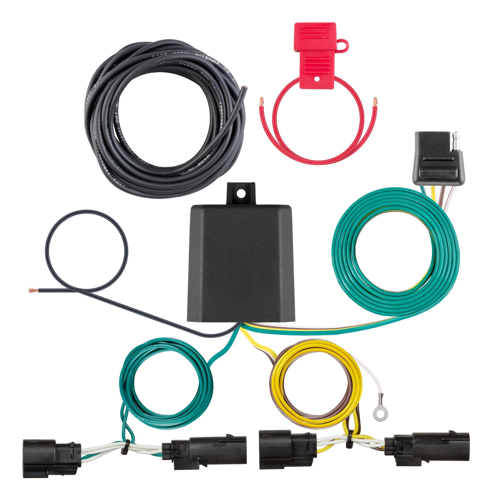 CURT 56492 Vehicle-Side Custom 4-Pin Trailer Wiring Harness, Fits Select Chrysler Pacifica