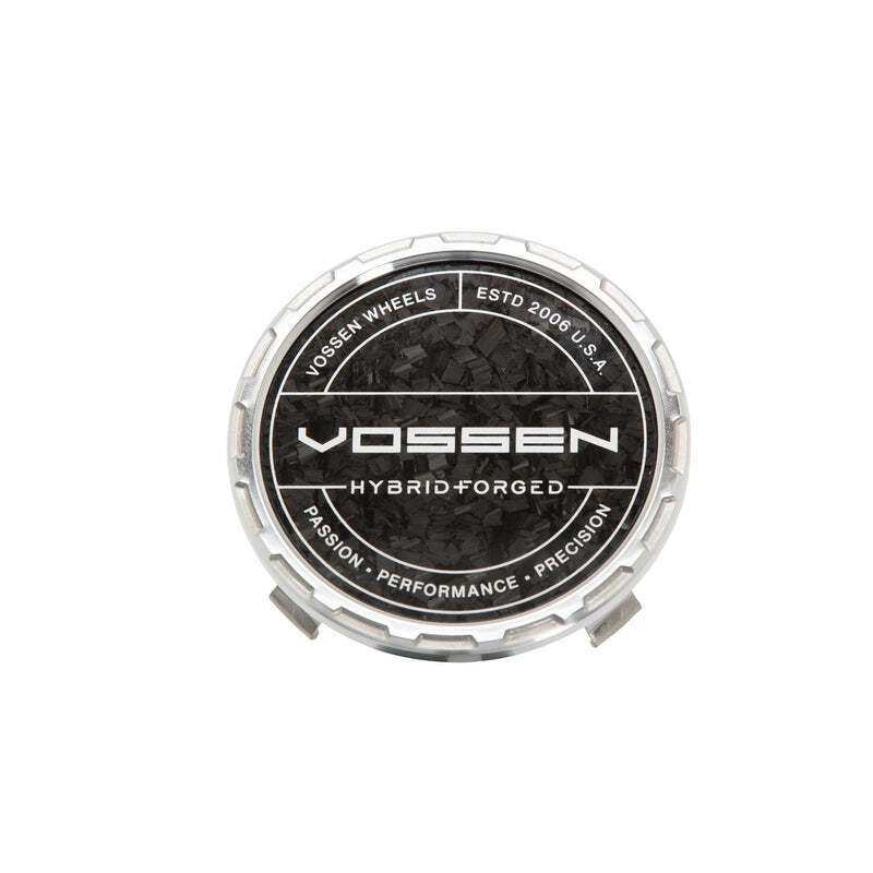 Vossen HF Carbon Billet Sport Cap 2.0 - Small (VHF) - Transparent Clear - Forged (Gloss) - CAPBSC2-SM-HF-CR-F