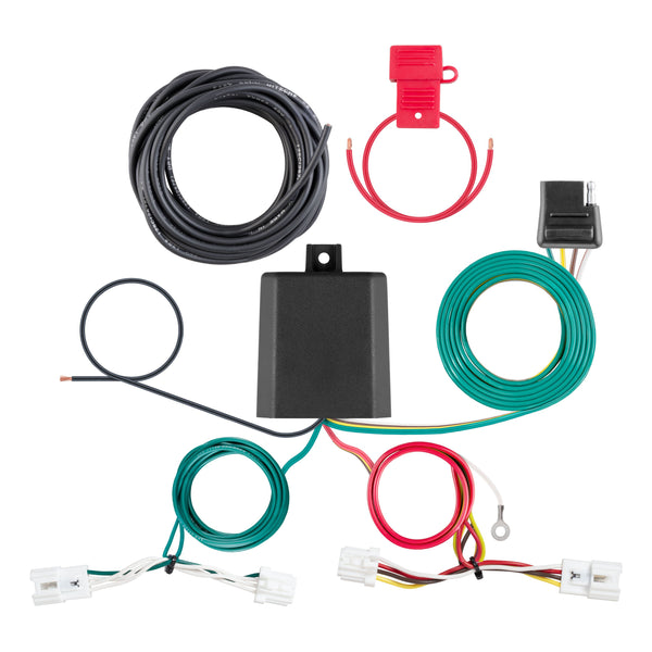 CURT 56500 Vehicle-Side Custom 4-Pin Trailer Wiring Harness, Fits Select Nissan Sentra