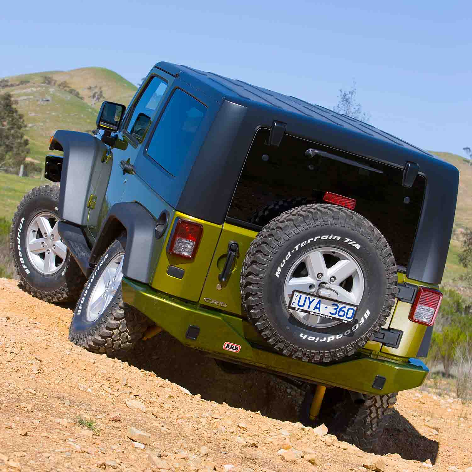 ARB Rear Bar Jk W/Tow Points - 5650200 for 2007-2018 Jeep Wrangler - front view