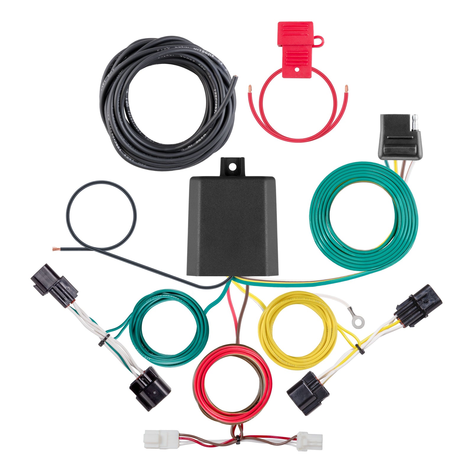CURT 56504 Vehicle-Side Custom 4-Pin Trailer Wiring Harness, Fits Select Hyundai Kona
