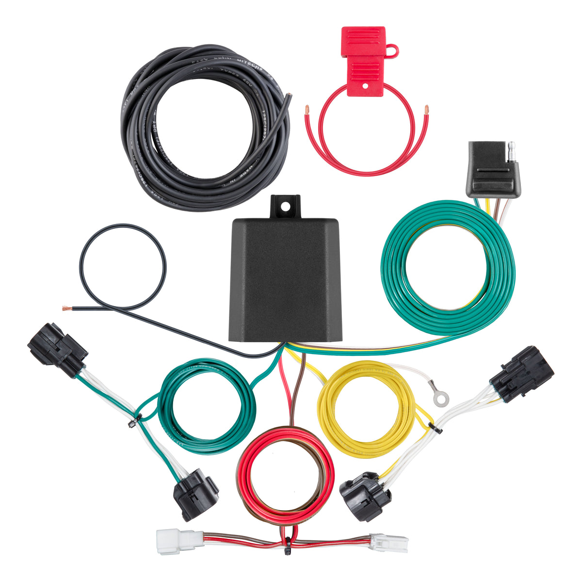 CURT 56505 Vehicle-Side Custom 4-Pin Trailer Wiring Harness, Fits Select Kia Niro