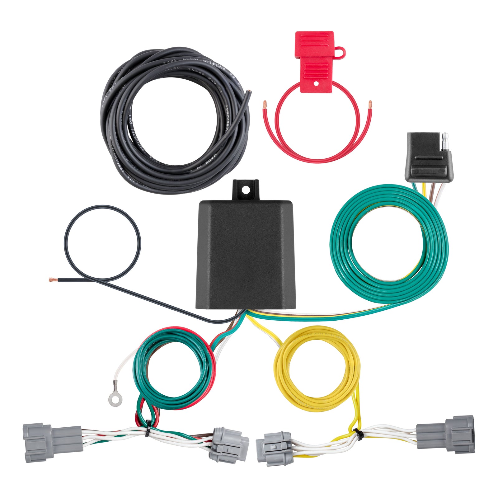 CURT 56511 Vehicle-Side Custom 4-Pin Trailer Wiring Harness, Fits Select Nissan Ariya