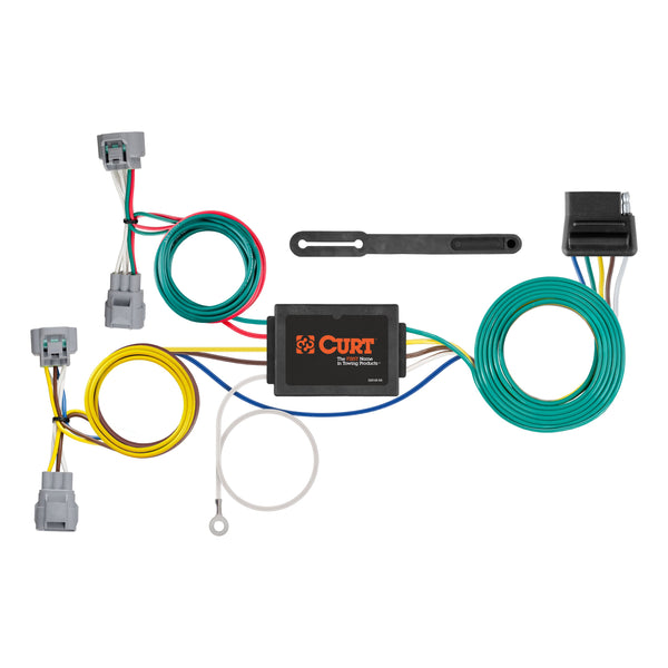 CURT 56513 Vehicle-Side Custom 5-Wire Trailer Wiring Harness, Fits Select Toyota Tacoma, Hilux, T-100 Pickup