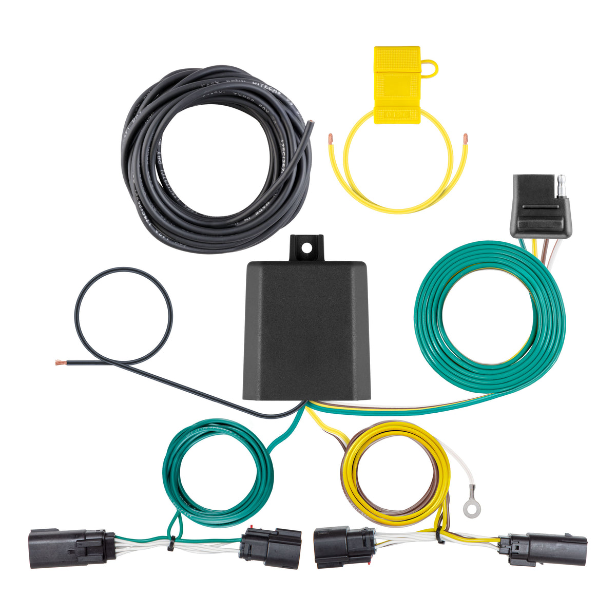 CURT 56514 Vehicle-Side Custom 4-Pin Trailer Wiring Harness, Fits Select Chevrolet Trax