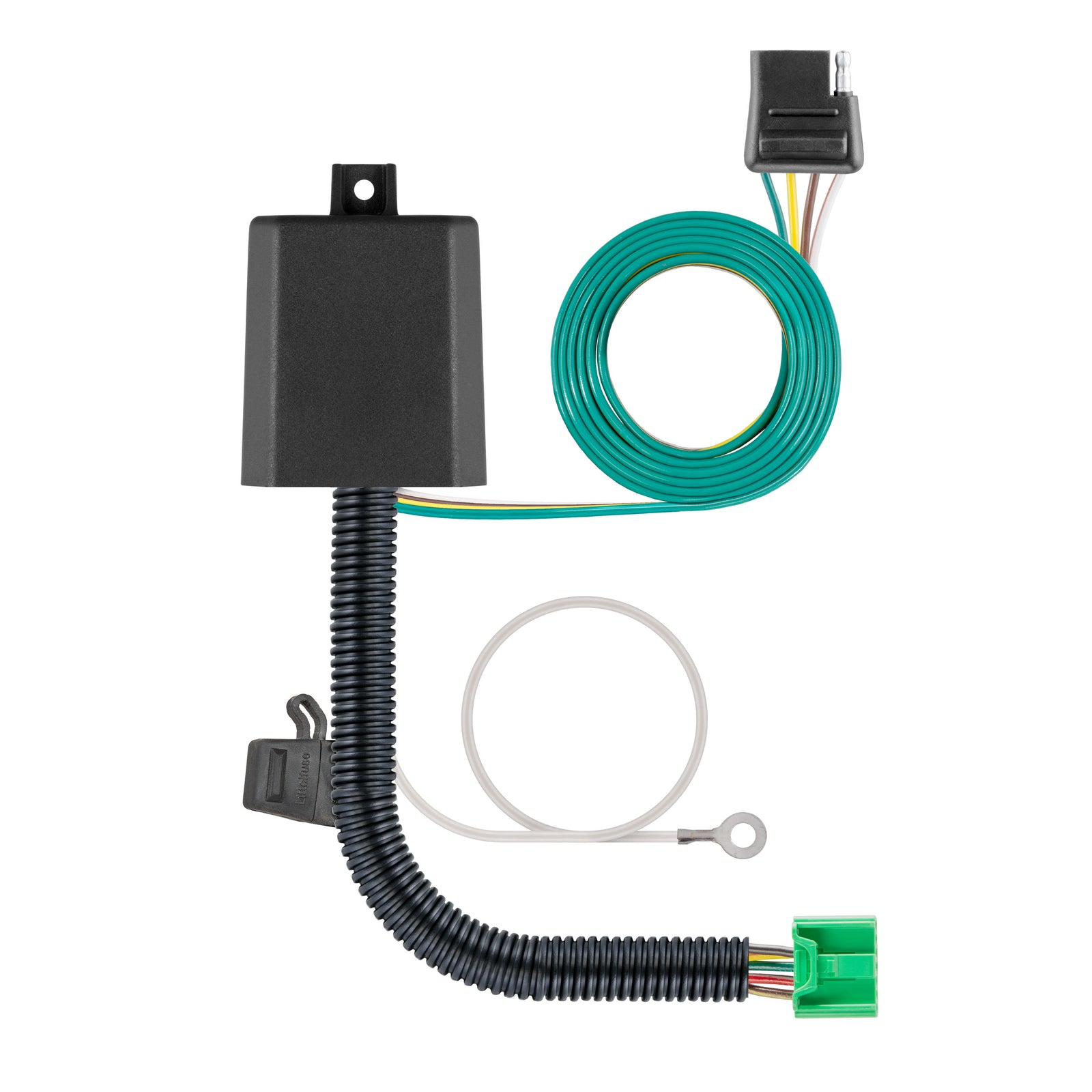 CURT 56519 Vehicle-Side Custom 4-Pin Trailer Wiring Harness, Fits Select Honda Pilot