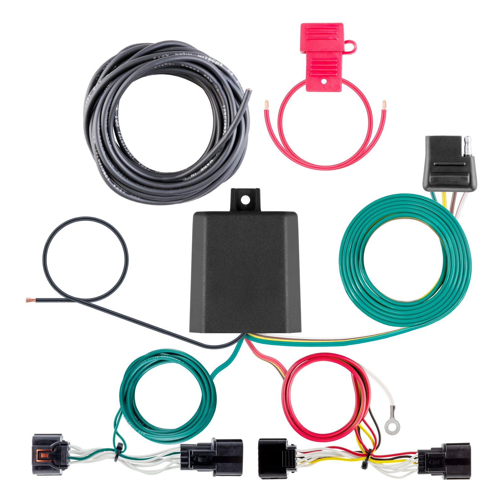 CURT 56526 Vehicle-Side Custom 4-Pin Trailer Wiring Harness, Fits Select Kia EV9