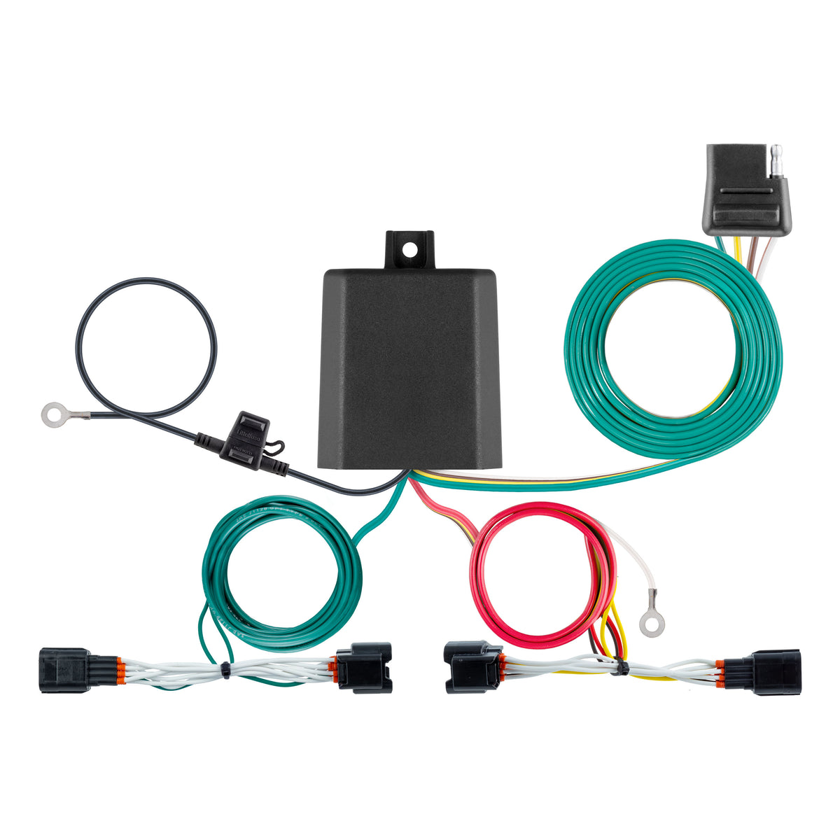 CURT 56528 Vehicle-Side Custom 4-Pin Trailer Wiring Harness, Fits Select Acura TLX