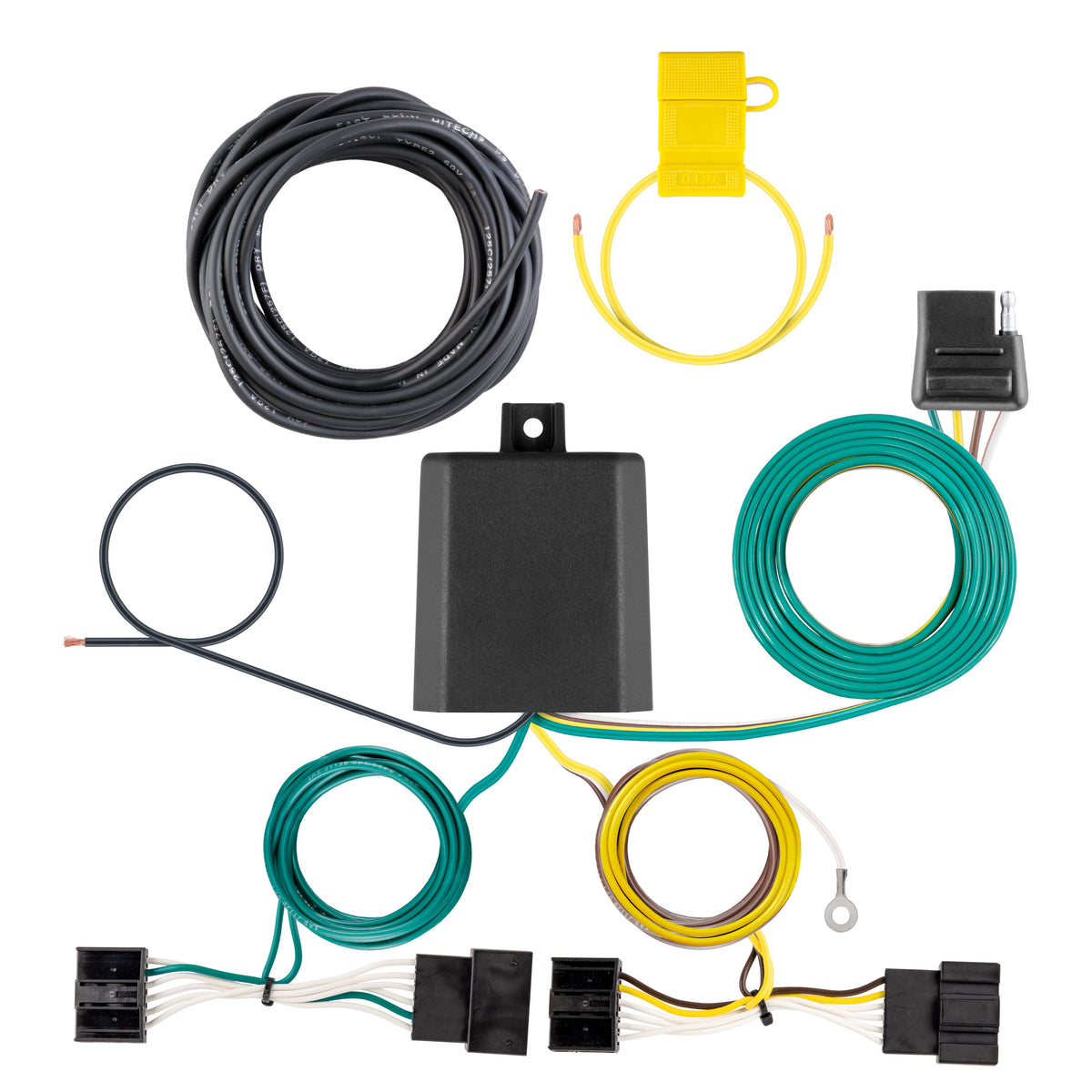 CURT 56533 Vehicle-Side Custom 4-Pin Trailer Wiring Harness, Fits Select BMW X3