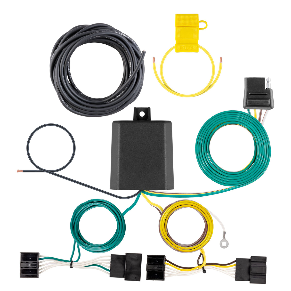 CURT 56534 Vehicle-Side Custom 4-Pin Trailer Wiring Harness, Fits Select BMW X5