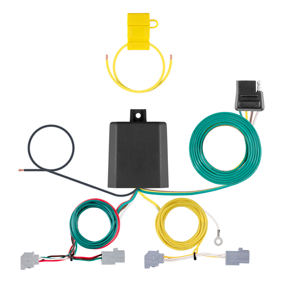 CURT 56536 Vehicle-Side Custom 4-Pin Trailer Wiring Harness, Fits Select Toyota Crown