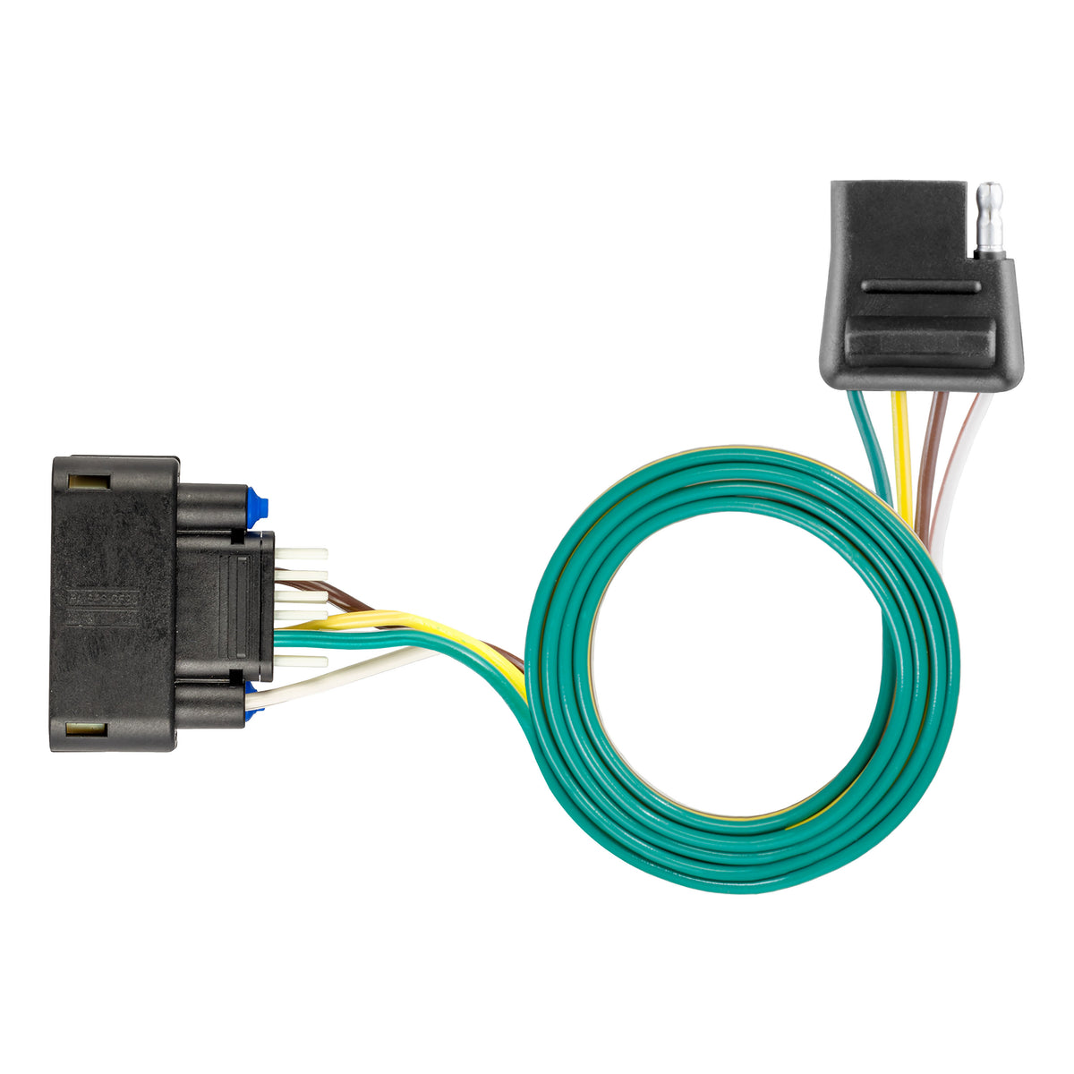 CURT 56538 Vehicle-Side Custom 4-Pin Trailer Wiring Harness, Fits Select Buick Enclave, Chevrolet Traverse (Except Limited), GMC Acadia (New Body Style)